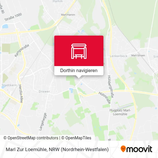 Marl Zur Loemühle Karte