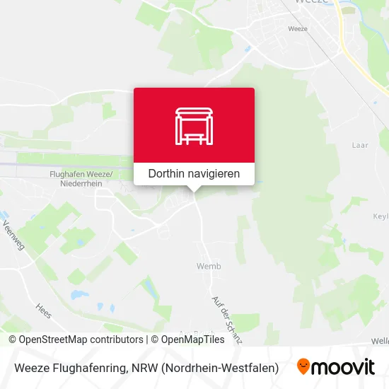 Weeze Flughafenring Karte