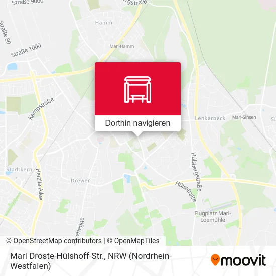 Marl Droste-Hülshoff-Str. Karte