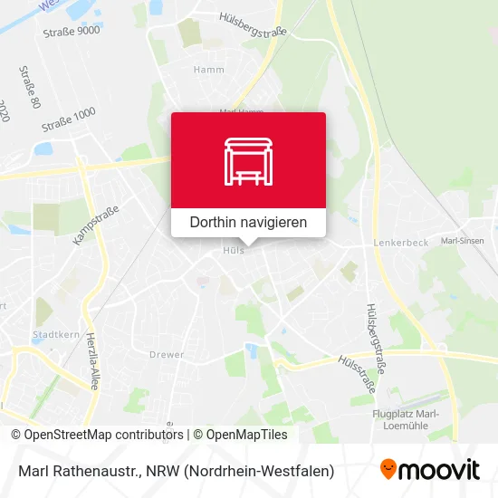 Marl Rathenaustr. Karte