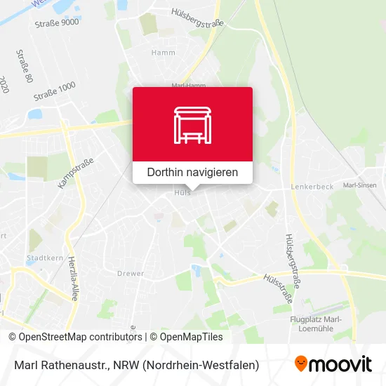 Marl Rathenaustr. Karte