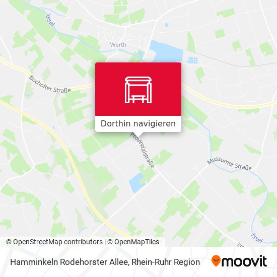 Hamminkeln Rodehorster Allee Karte
