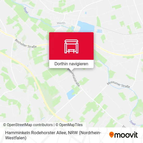Hamminkeln Rodehorster Allee Karte