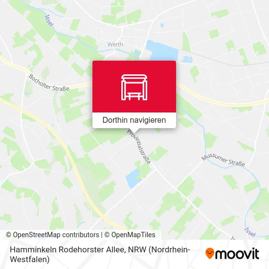 Hamminkeln Rodehorster Allee Karte