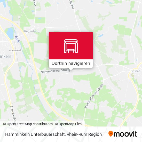 Hamminkeln Unterbauerschaft Karte
