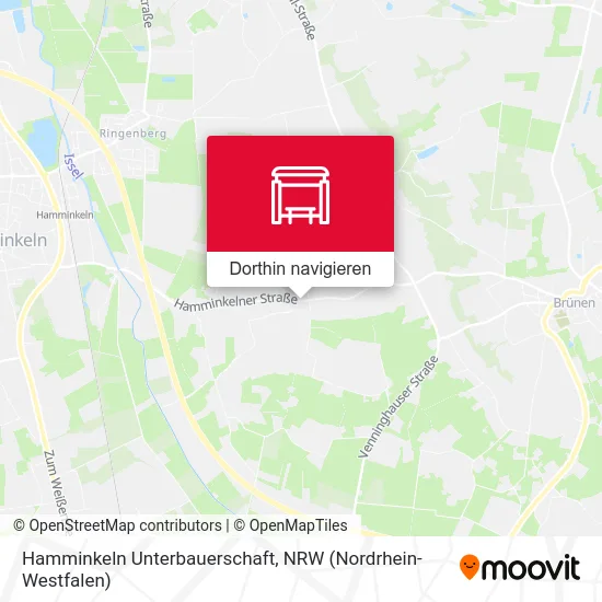 Hamminkeln Unterbauerschaft Karte