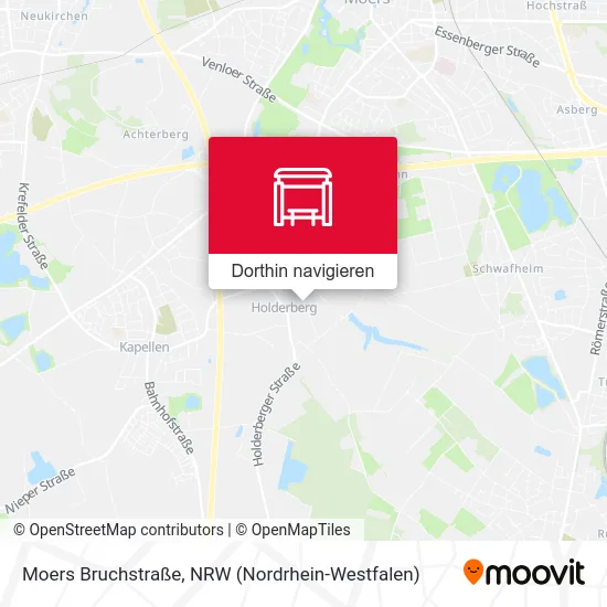 Moers Bruchstraße Karte