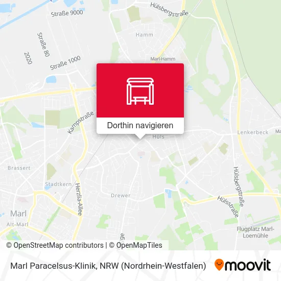 Marl Paracelsus-Klinik Karte