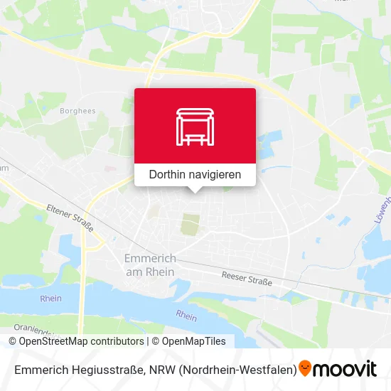 Emmerich Hegiusstraße Karte