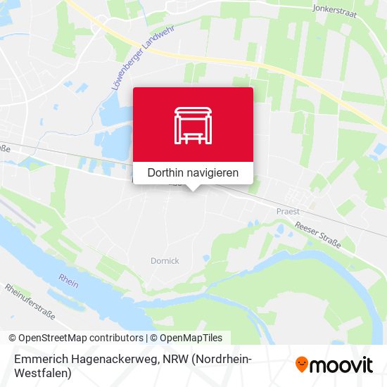 Emmerich Hagenackerweg Karte