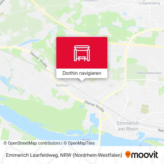 Emmerich Laarfeldweg Karte