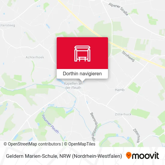 Geldern Marien-Schule Karte