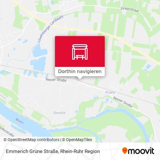 Emmerich Grüne Straße Karte