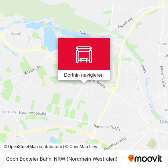 Goch Boxteler Bahn Karte