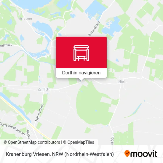 Kranenburg Vriesen Karte