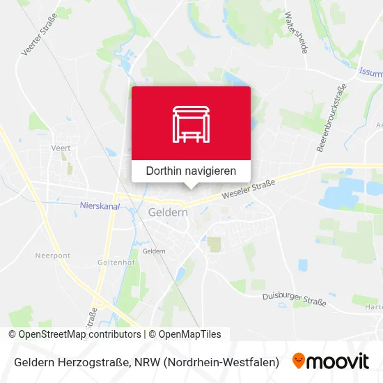 Geldern Herzogstraße Karte