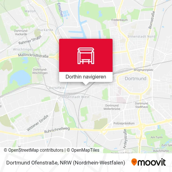 Dortmund Ofenstraße Karte