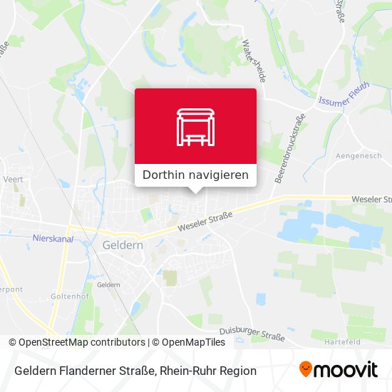 Geldern Flanderner Straße Karte