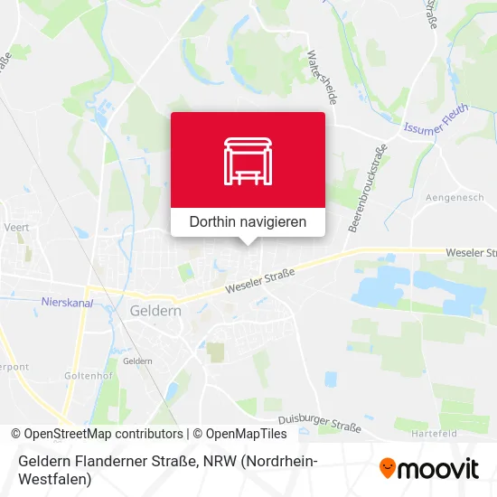 Geldern Flanderner Straße Karte