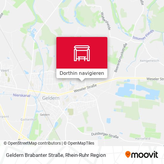 Geldern Brabanter Straße Karte