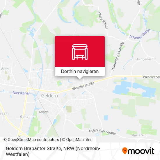 Geldern Brabanter Straße Karte