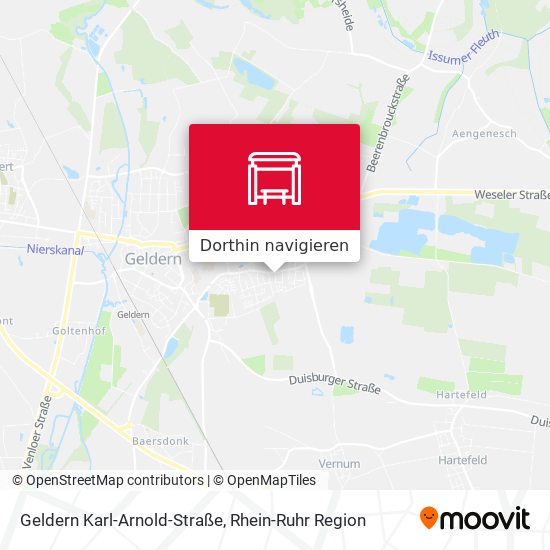 Geldern Karl-Arnold-Straße Karte