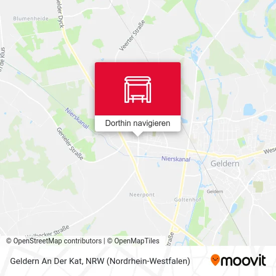 Geldern An Der Kat Karte