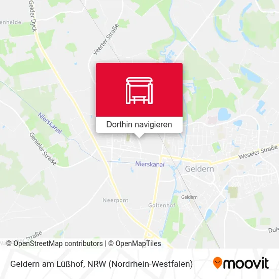 Geldern am Lüßhof Karte
