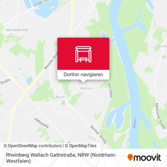 Rheinberg Wallach Gathstraße Karte