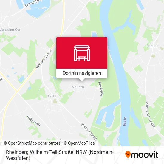 Rheinberg Wilhelm-Tell-Straße Karte