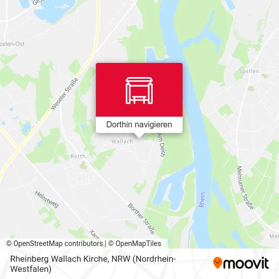 Rheinberg Wallach Kirche Karte