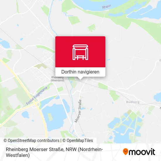 Rheinberg Moerser Straße Karte