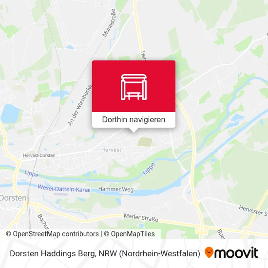 Dorsten Haddings Berg Karte