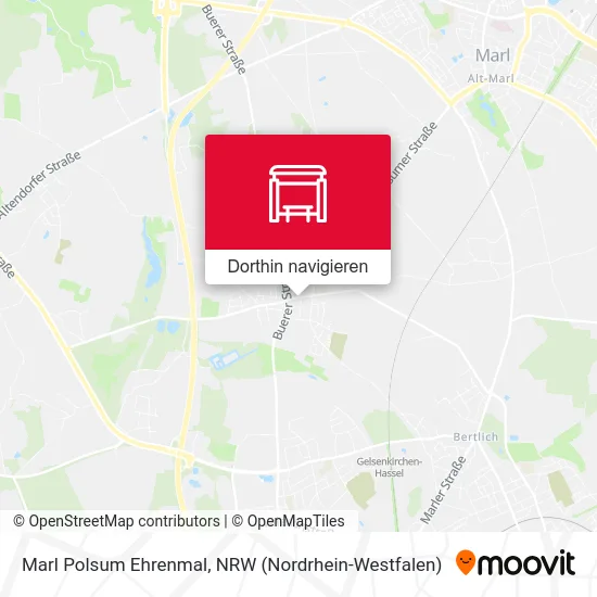 Marl Polsum Ehrenmal Karte