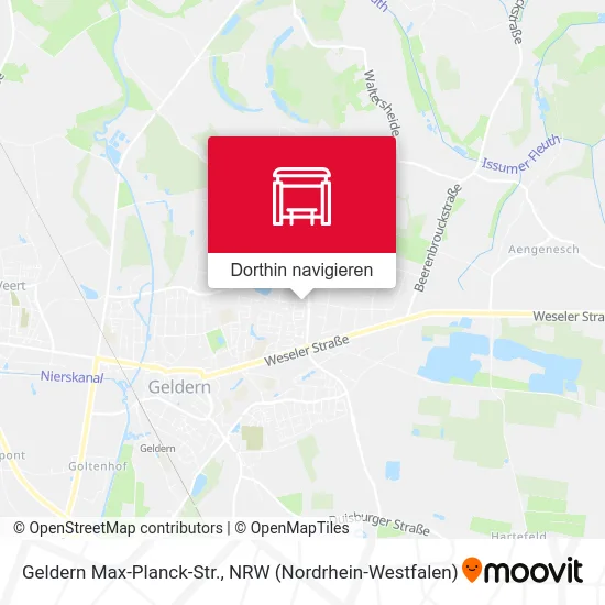 Geldern Max-Planck-Str. Karte