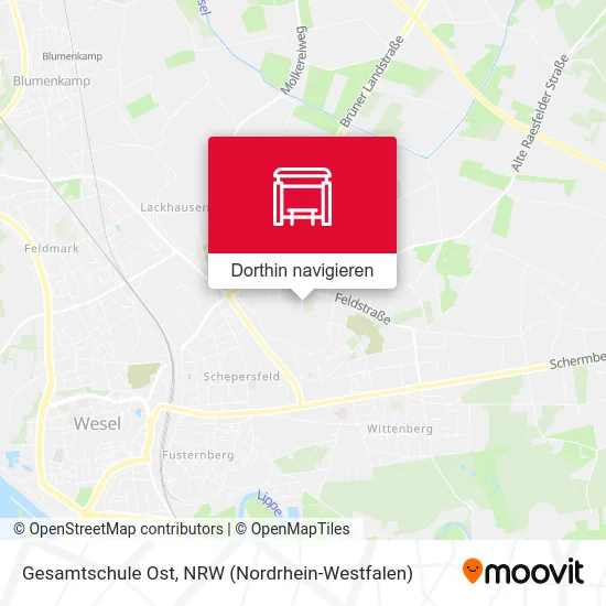 Gesamtschule Ost Karte