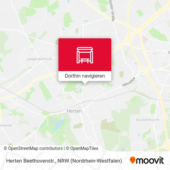 Herten Beethovenstr. Karte