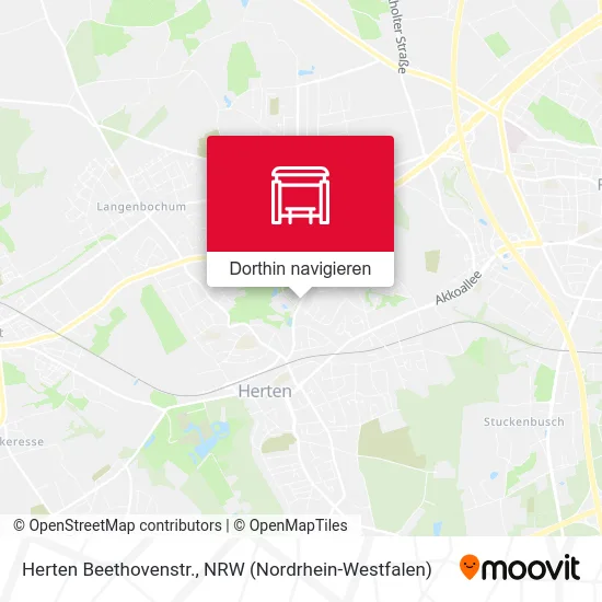 Herten Beethovenstr. Karte