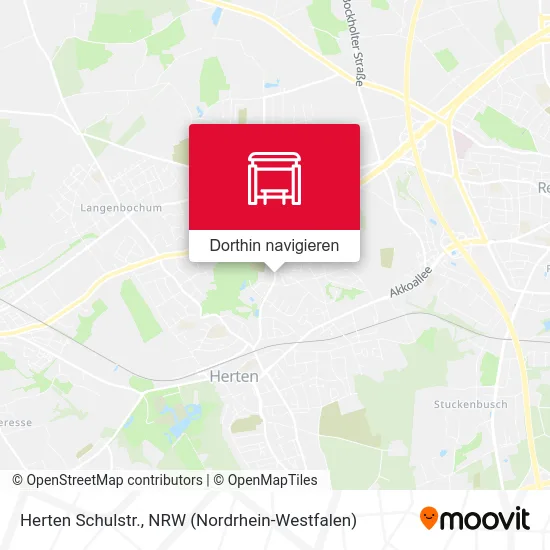 Herten Schulstr. Karte