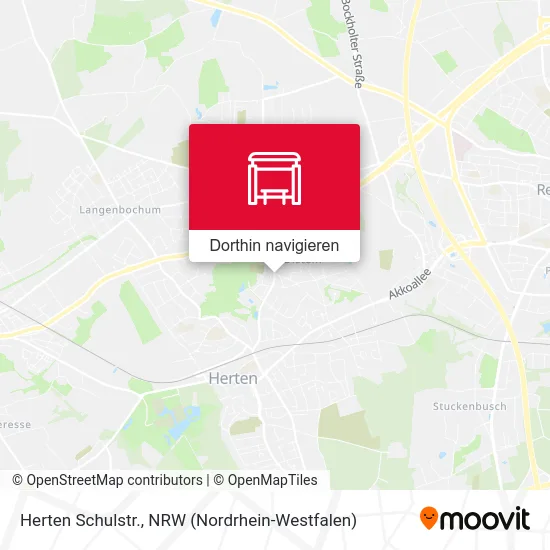 Herten Schulstr. Karte