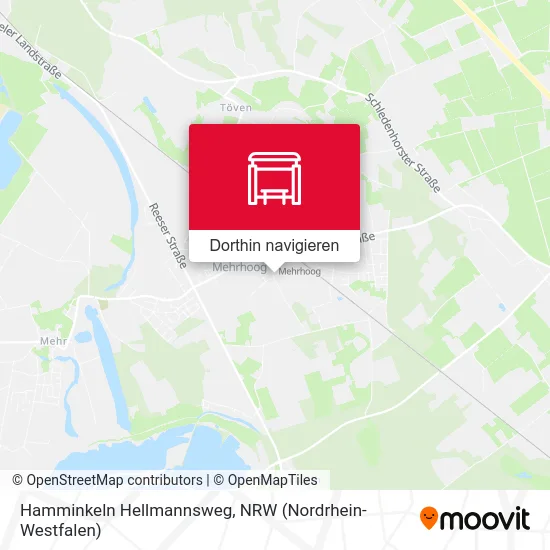 Hamminkeln Hellmannsweg Karte