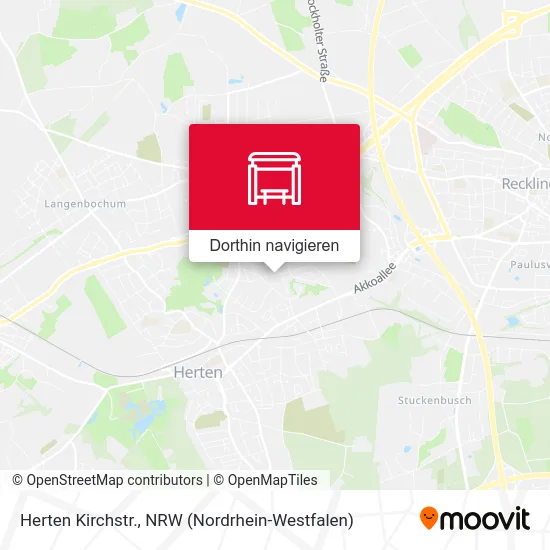 Herten Kirchstr. Karte
