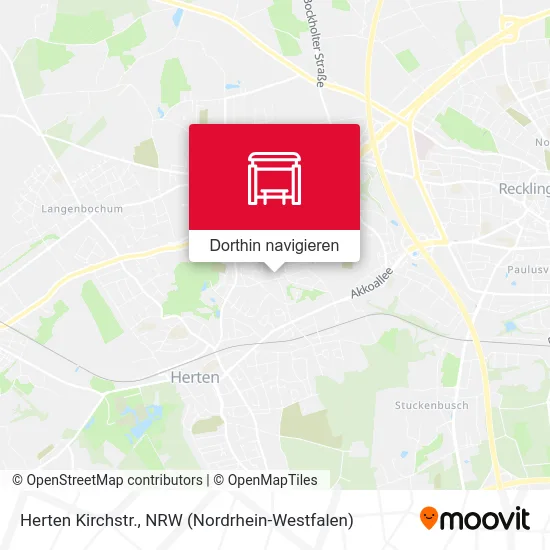 Herten Kirchstr. Karte