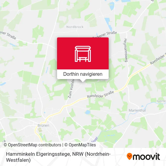 Hamminkeln Elgeringsstege Karte