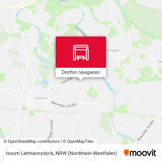 Issum Letmannsdyck Karte