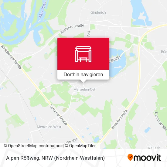 Alpen Rößweg Karte