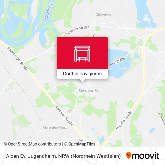 Alpen Ev. Jugendheim Karte