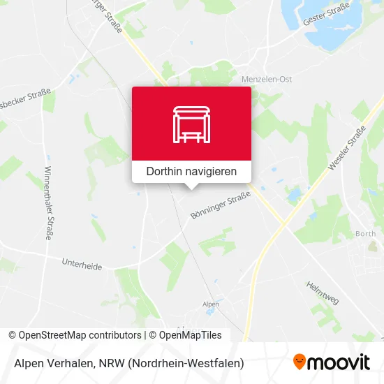 Alpen Verhalen Karte