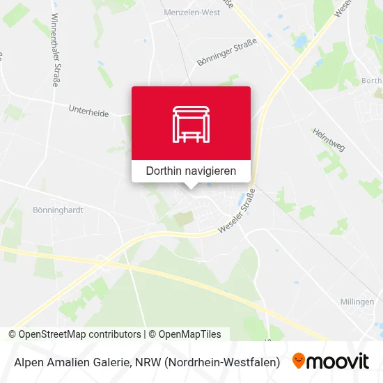 Alpen Amalien Galerie Karte