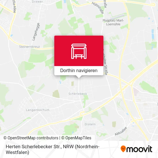 Herten Scherlebecker Str. Karte